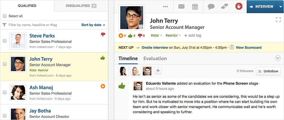 applicant tracking systems ats